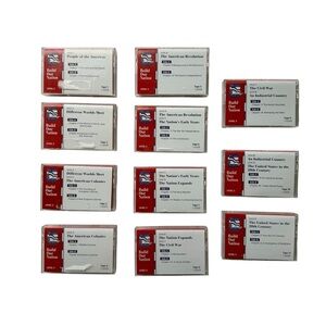 We The People Build Our Nation Cassette Tapes Set Of 11 Houghton Mifflin Level 5